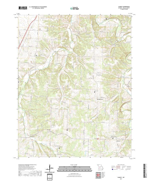 USGS Topographic Map – Charity