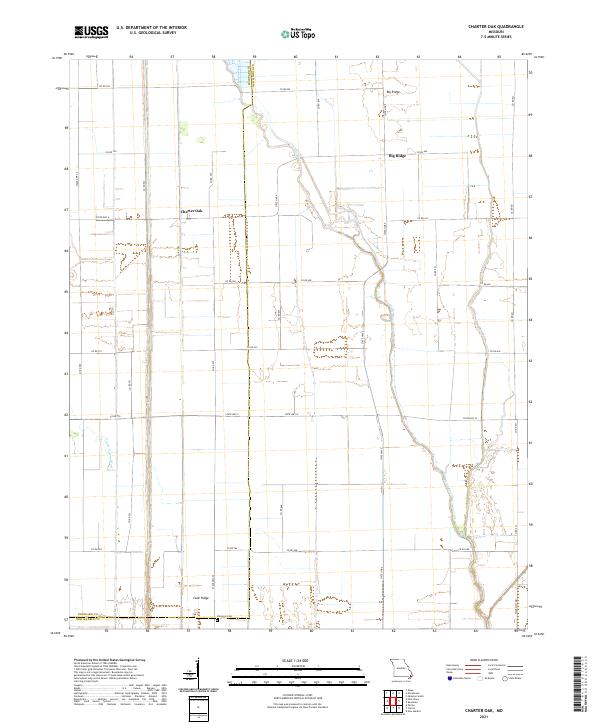 USGS Topographic Map – Charter Oak