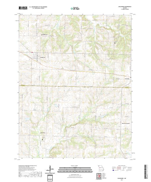 USGS Topographic Map – Chilhowee