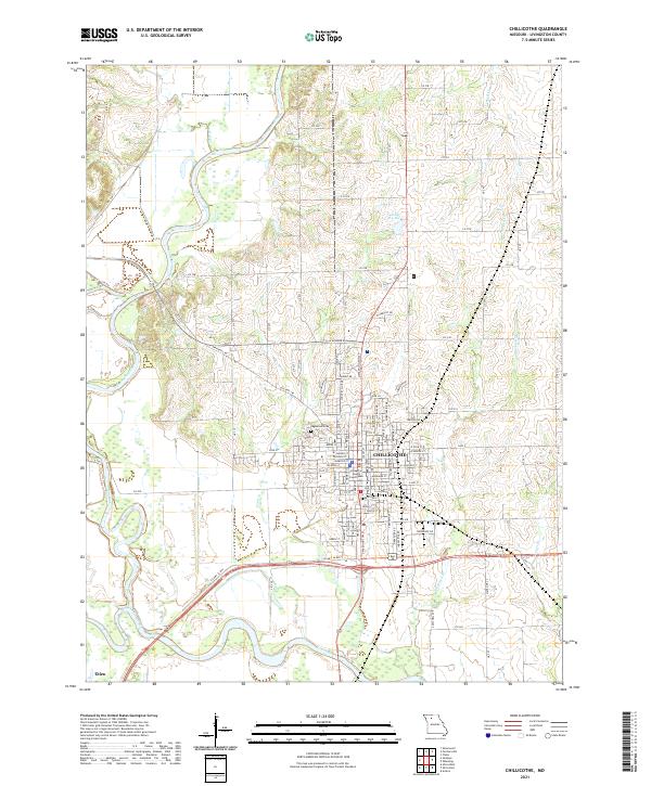 USGS Topographic Map – Chillicothe