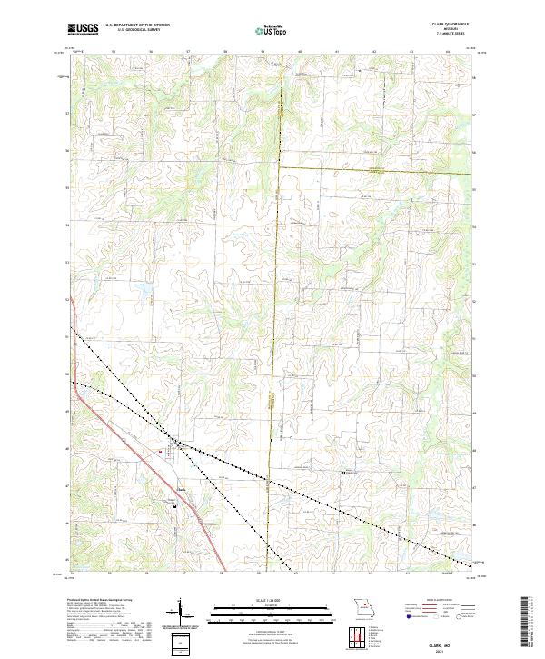 USGS Topographic Map – Clark