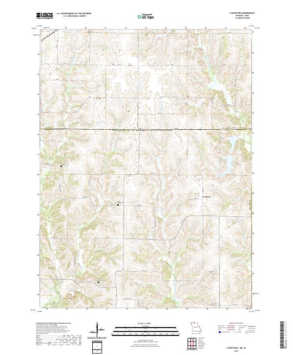USGS Topographic Map – Cleopatra