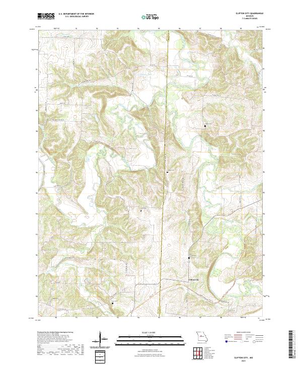 USGS Topographic Map – Clifton City