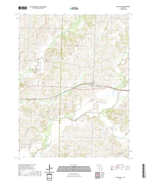 USGS Topographic Map – Clifton Hill