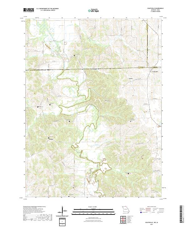 USGS Topographic Map – Coatsville