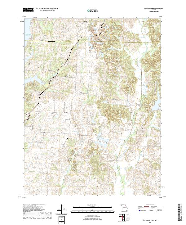 USGS Topographic Map – College Mound