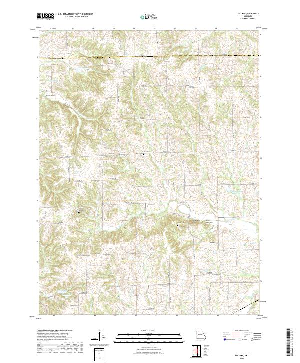 USGS Topographic Map – Coloma