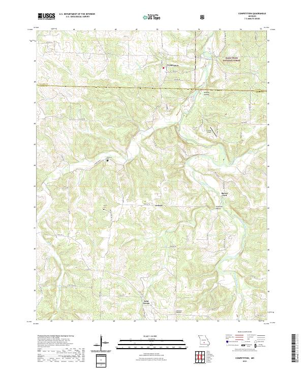 USGS Topographic Map – Competition