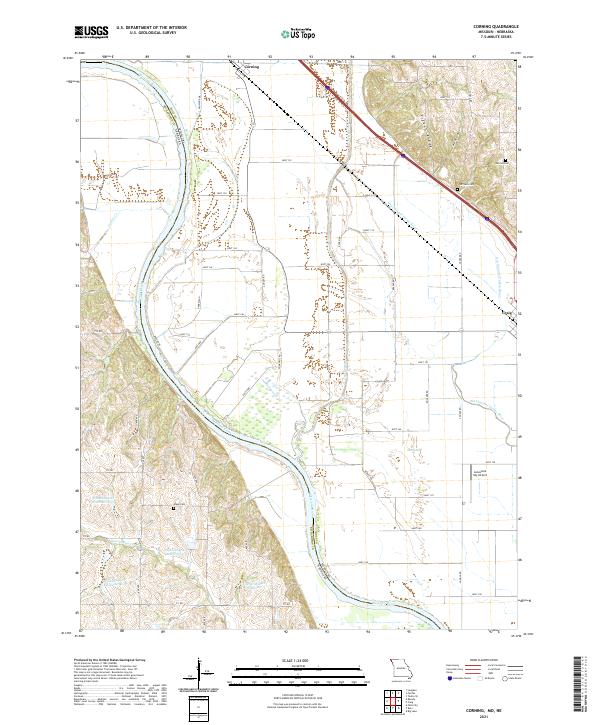 USGS Topographic Map – Corning