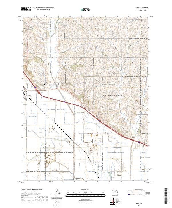 USGS Topographic Map – Craig