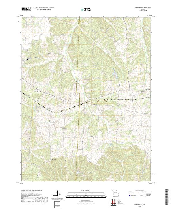 USGS Topographic Map – Crockerville