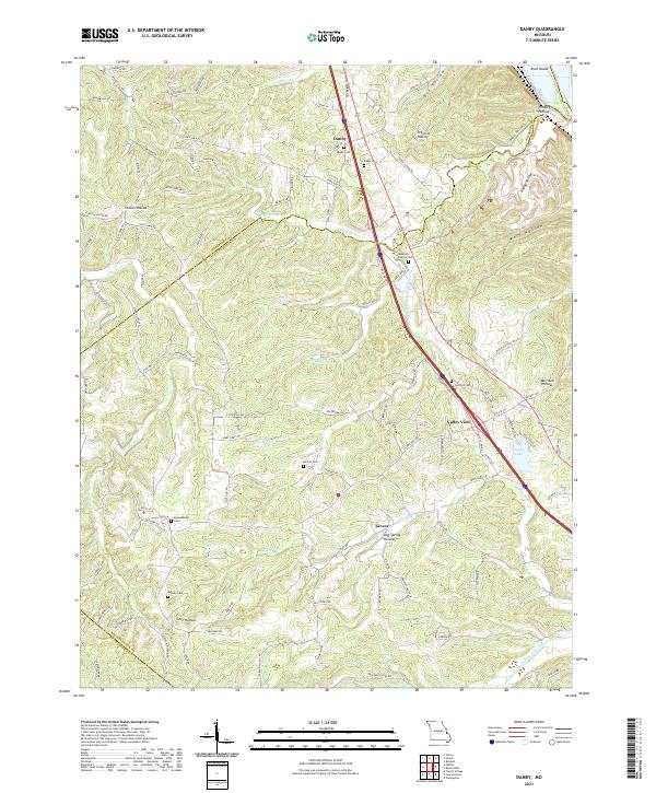USGS Topographic Map – Danby