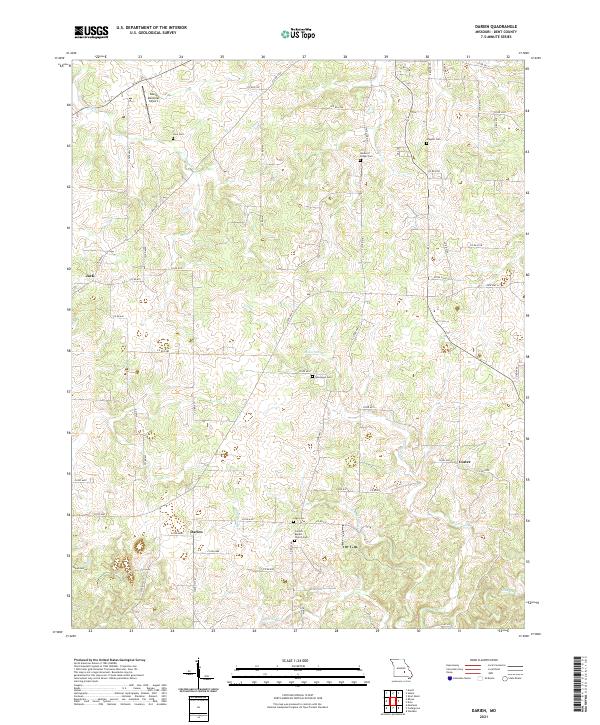 USGS Topographic Map – Darien