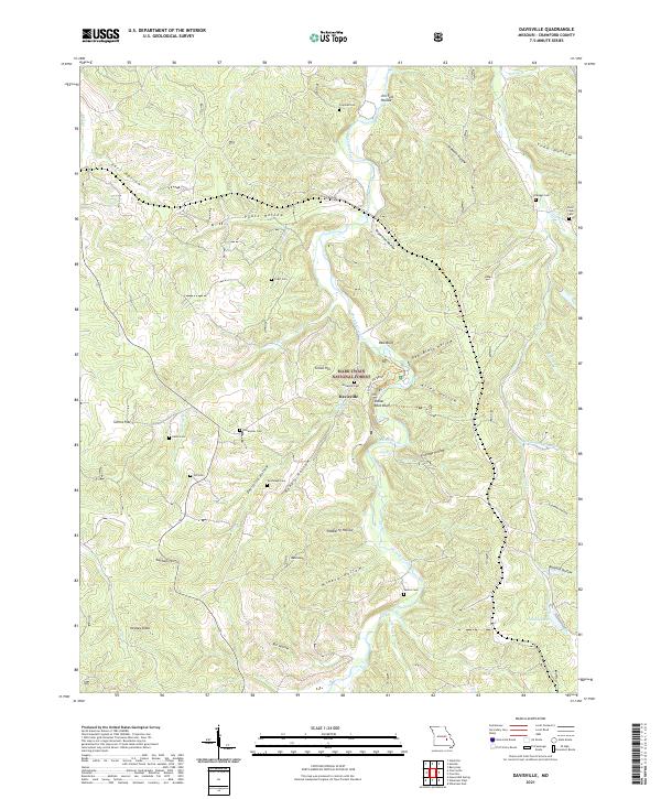 USGS Topographic Map – Davisville