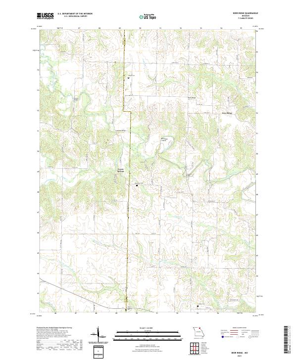 USGS Topographic Map – Deer Ridge