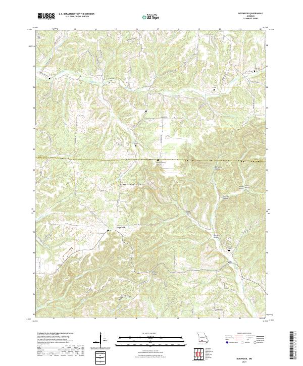 USGS Topographic Map – Dogwood