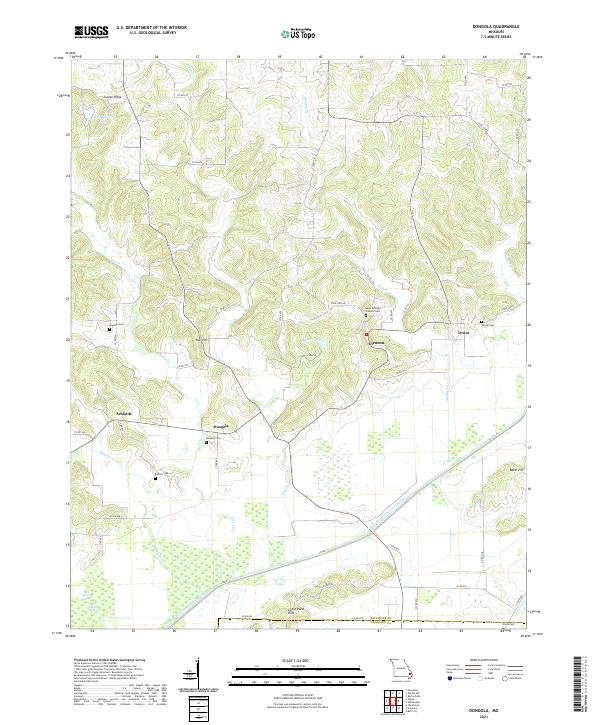 USGS Topographic Map – Dongola