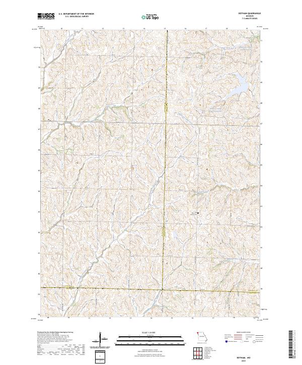 USGS Topographic Map – Dotham