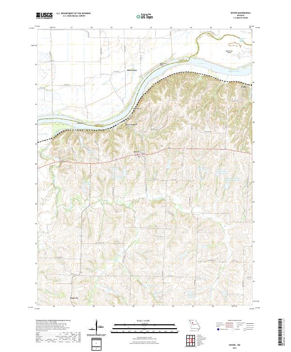 USGS Topographic Map – Dover