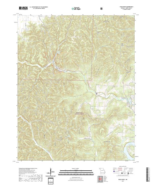 USGS Topographic Map – Eagle Rock