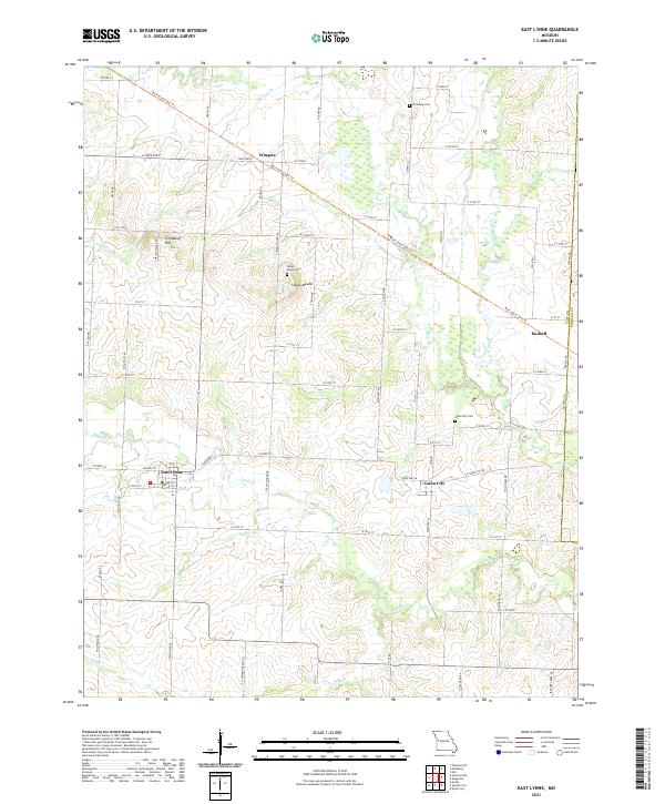 USGS Topographic Map – East Lynne