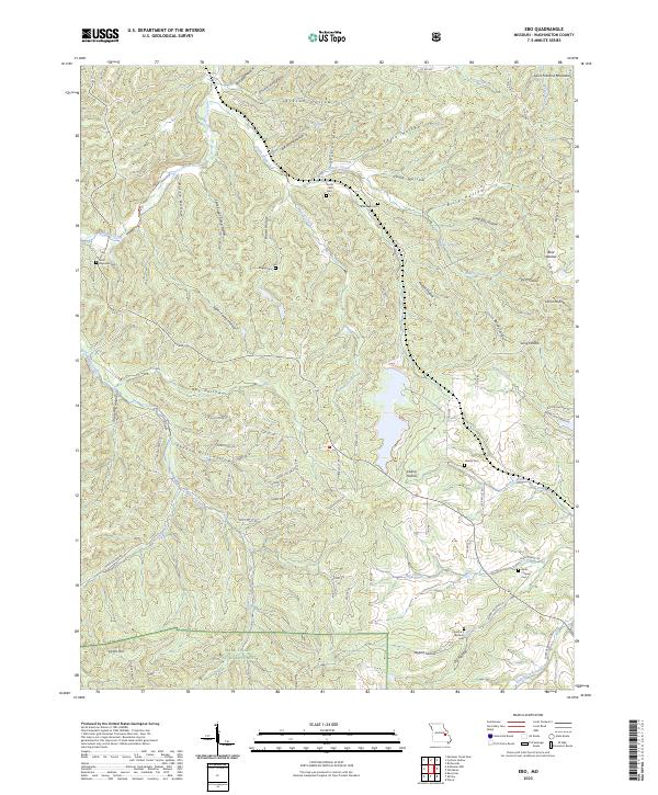 USGS Topographic Map – Ebo