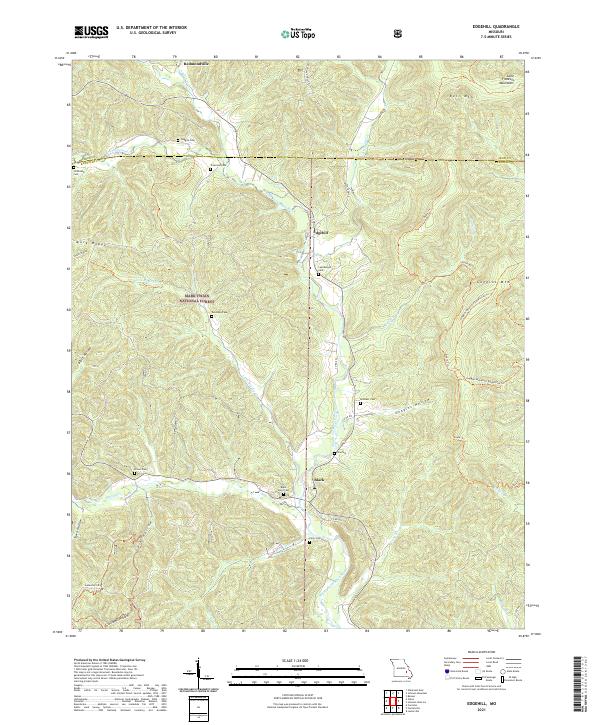 USGS Topographic Map – Edgehill