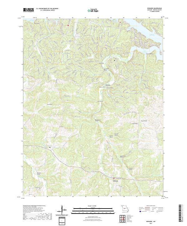 USGS Topographic Map – Edwards