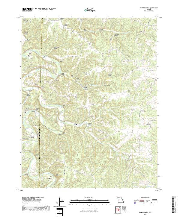 USGS Topographic Map – Eldridge West