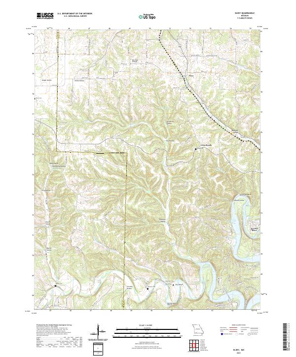 USGS Topographic Map – Elsey