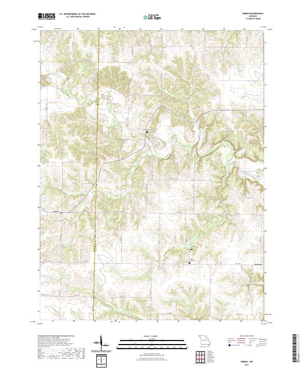 USGS Topographic Map – Emden