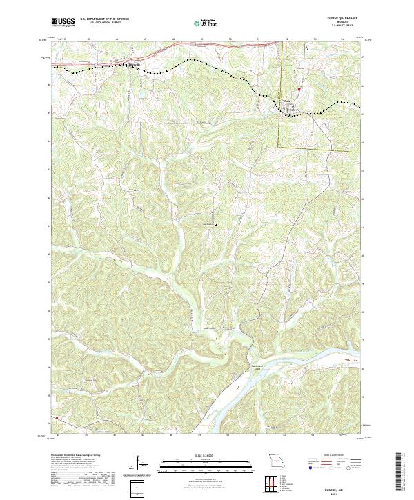 USGS Topographic Map – Eugene