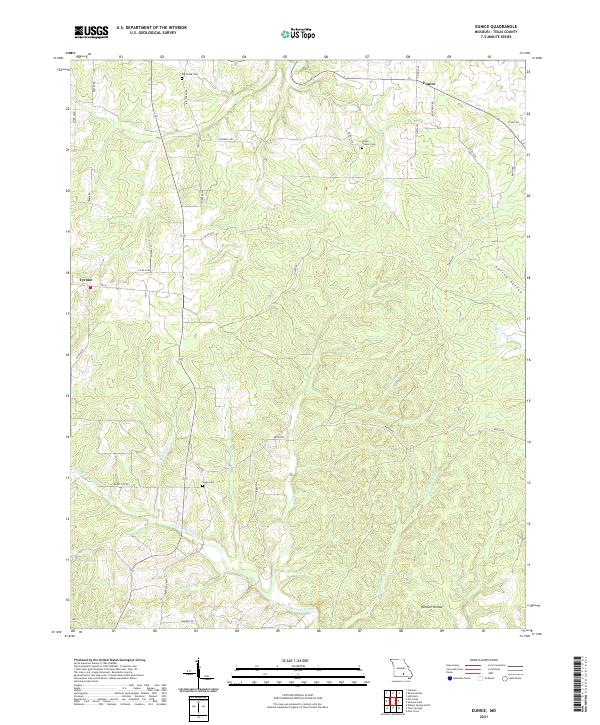 USGS Topographic Map – Eunice