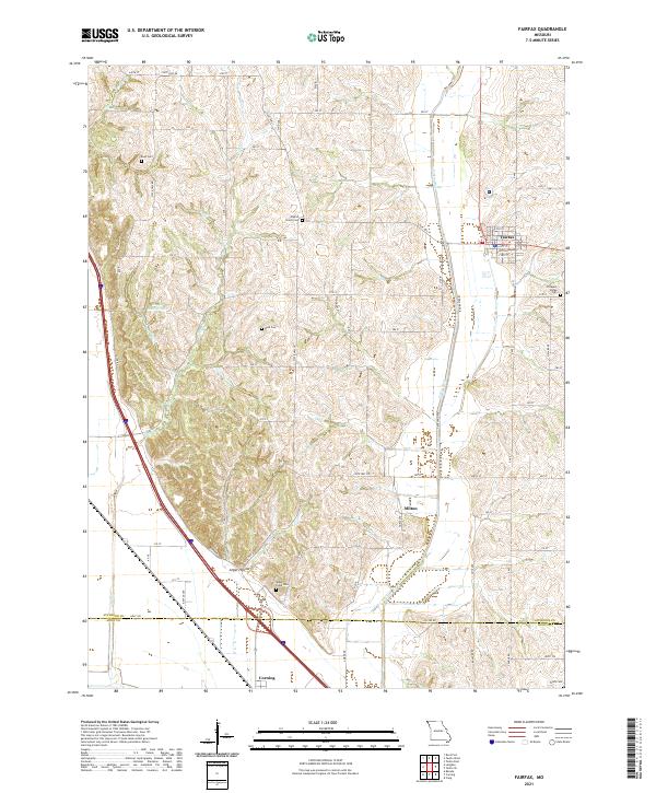 USGS Topographic Map – Fairfax