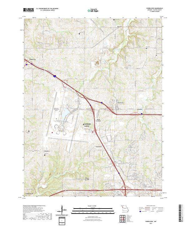 USGS Topographic Map – Ferrelview