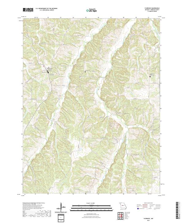 USGS Topographic Map – Florence