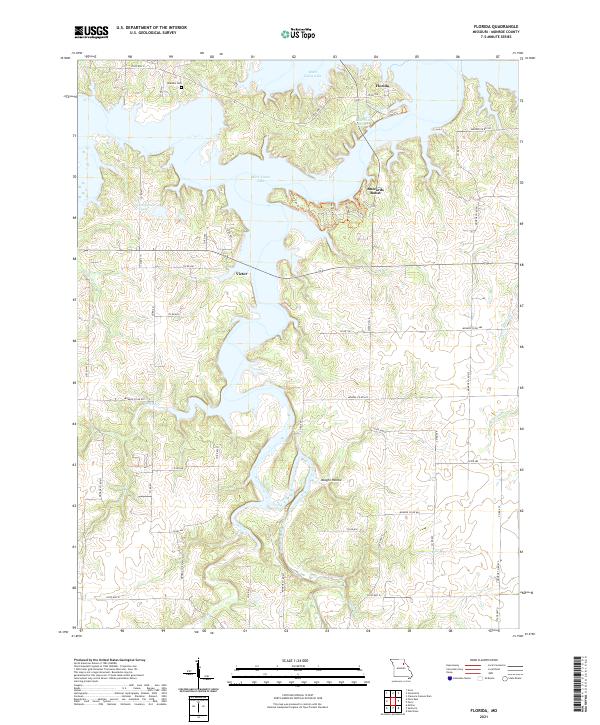 USGS Topographic Map – Florida