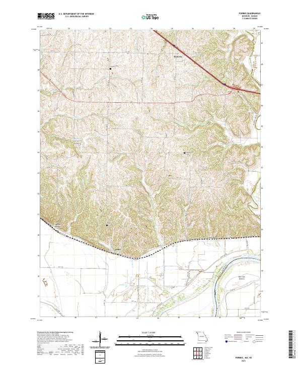 USGS Topographic Map – Forbes