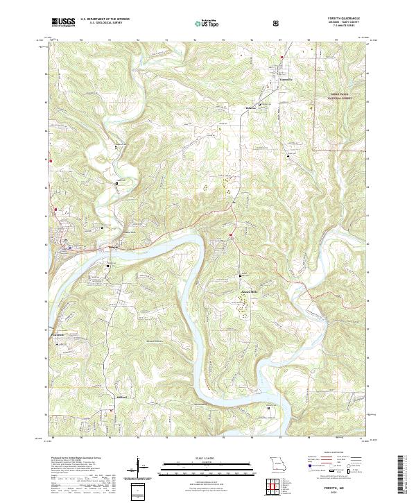 USGS Topographic Map – Forsyth