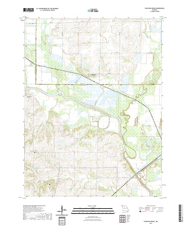 USGS Topographic Map – Fountain Grove