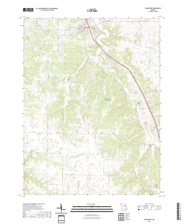 USGS Topographic Map – Frankford