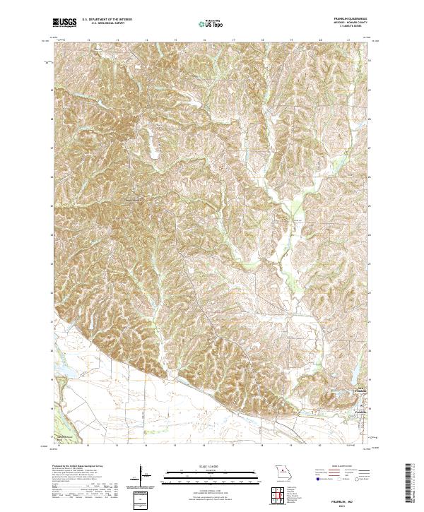 USGS Topographic Map – Franklin