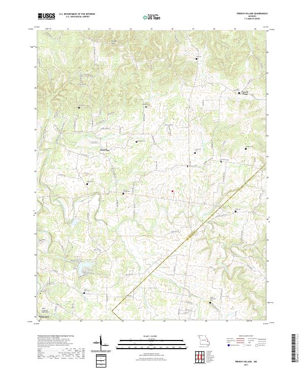 USGS Topographic Map – French Village