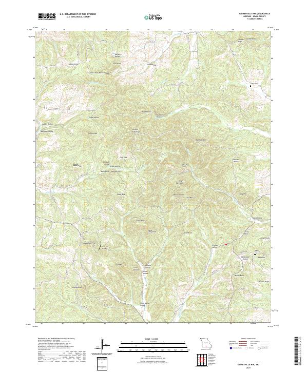 USGS Topographic Map – Gainesville NW