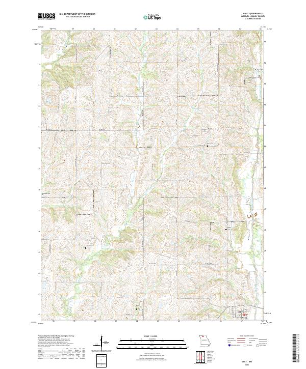 USGS Topographic Map – Galt