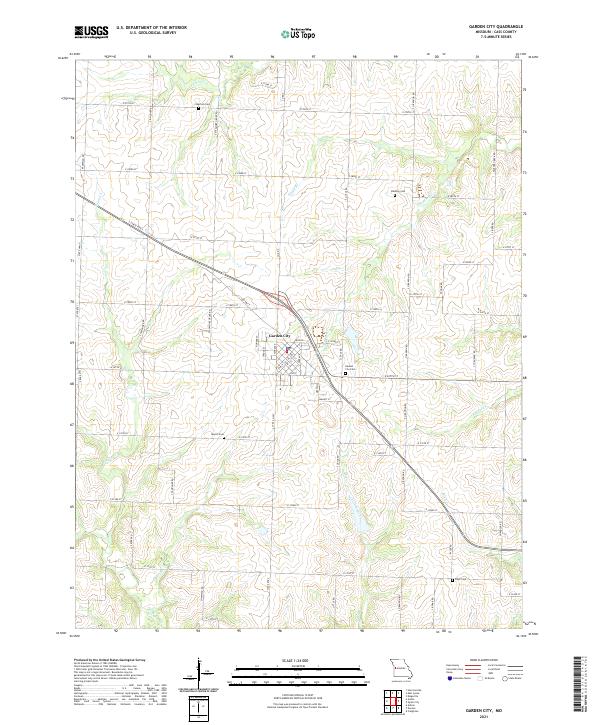 USGS Topographic Map – Garden City