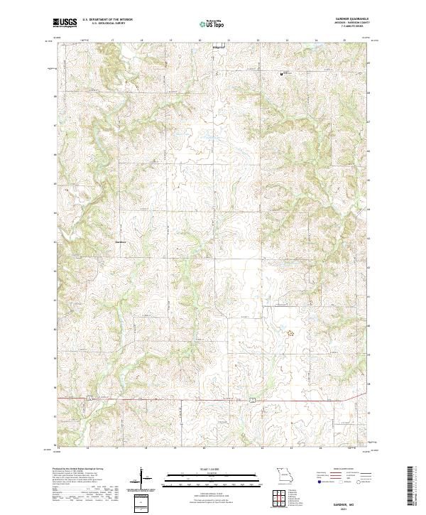 USGS Topographic Map – Gardner