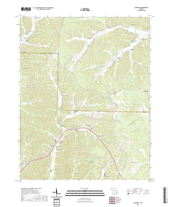 USGS Topographic Map – Garwood