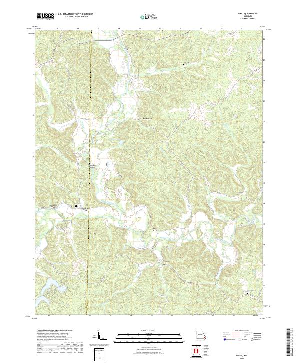 USGS Topographic Map – Gipsy