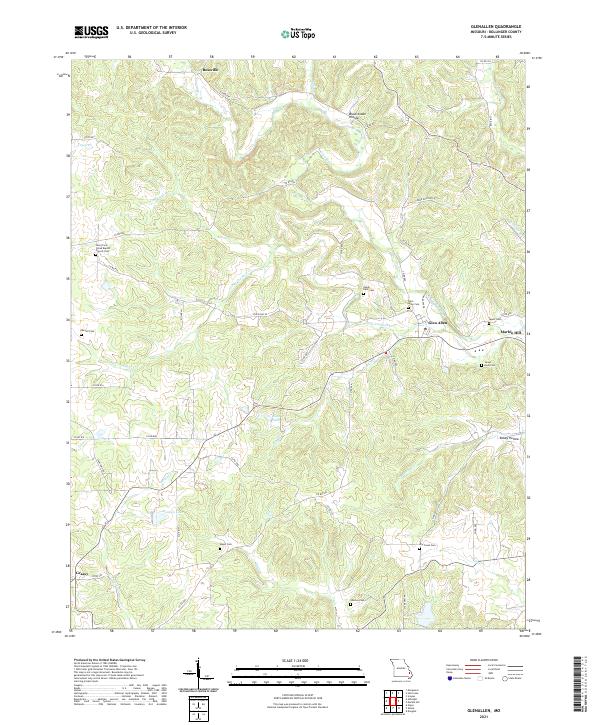 USGS Topographic Map – Glenallen